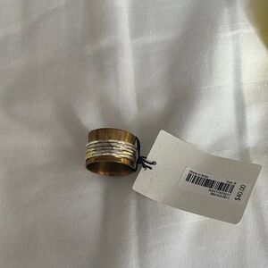 Aureus and argent ring